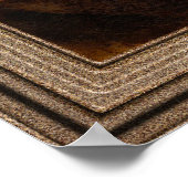 Jonge Vrouw met Vloermand Poster (Hoek)