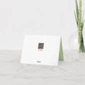 Jonge vrouw op Shoji Screen SUMMER Blank Note Kaart (Achterkant)