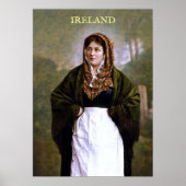 Jonge vrouw uit Ierland (1890) Poster (Voorkant)