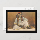 Jonge vrouw uit Tunesië 1910 Briefkaart (Voorkant / Achterkant)