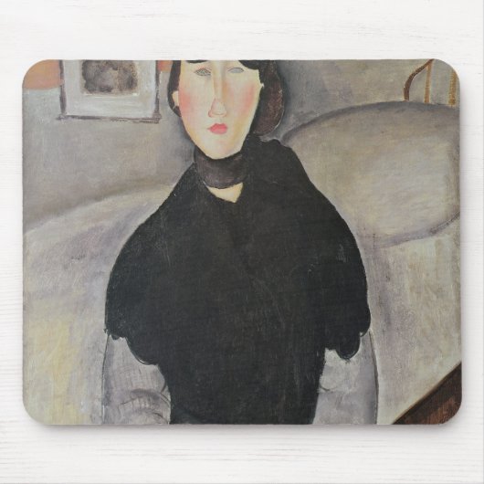 Jonge Vrouw van het Volk Muismat (Voorkant)