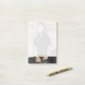 Jonge Vrouw van het Volk Post-it® Notes (Op bureau)