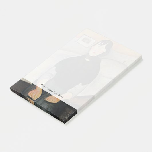 Jonge Vrouw van het Volk Post-it® Notes (Schuin)