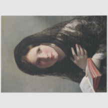 Jonge vrouw verloren in dromen (lees een boek)