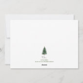 jonge vrouw wordt gerustgesteld door haar poedel s feestdagenkaart (Achterkant)