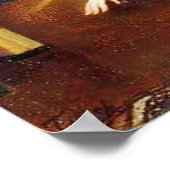 Jonge vrouwen die Japanse objecten bekijken Poster (Hoek)