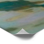 Jonge vrouwen die op zondag in het Surf spelen Poster (Hoek)