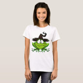 Jonge Vruchtbare feestdag voor vrouwen FROG WITCH T-shirt (Voorkant volledig)