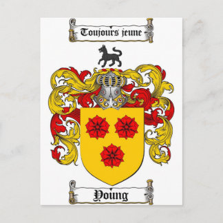 Jonge wapenstilstand/jonge gezinscrest briefkaart