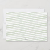 Jonge Waterverf Minimale kerstfoto Feestdagenkaart (Achterkant)