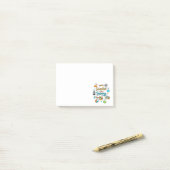 Jonge Wetenschapper in Opleiding Uitnodiging Post-it® Notes (Op bureau)