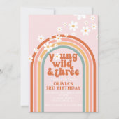 Jonge Wild Drie Groovy-regenboogjaren, derde verja Kaart (Voorkant)