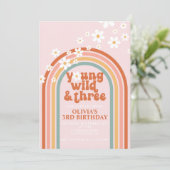 Jonge Wild Drie Groovy-regenboogjaren, derde verja Kaart (Staand voorkant)