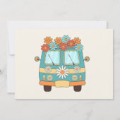 Jonge Wild Drie Retro Regenboog 3e Verjaardag Foto Kaart (Achterkant)