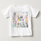 Jonge Wild en Drie Safari Dieren Meisje Verjaardag (Voorkant)