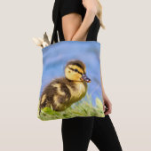 Jonge wilde eend tote bag (Dichtbij)
