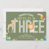 Jonge, Wilde en Drie Jongen Gevangenisdagen Kaart (Voorkant)