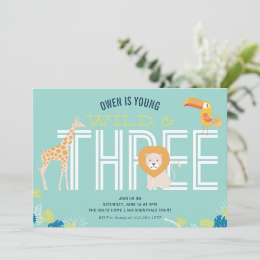 Jonge, Wilde en Drie Jongen Gevangenisdagen Kaart (Staand voorkant)