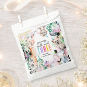 Jonge wilde en drie Safari-dieren 3e verjaardag Bedankzakje (Geknipt)