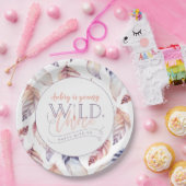 Jonge, wilde en drie verjaardagsfeestjes papieren bordje (Feest)