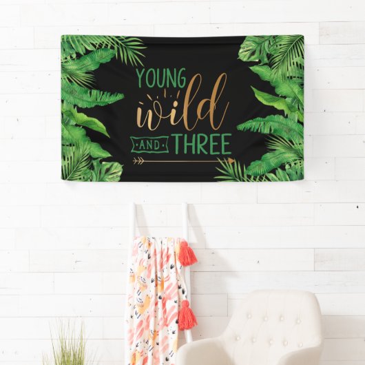 Jonge, wilde en drie verjaardagsfeestjes spandoek (Insitu)