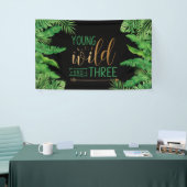 Jonge, wilde en drie verjaardagsfeestjes spandoek (Beurs)