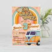 Jonge, wilde en drie verjaardagsuitnodigingen kaart (Staand voorkant)