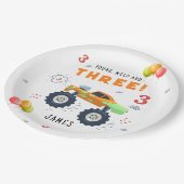 Jonge wilde en driedaagse Kinder monsternar Papieren Bordje (Gekanteld)