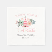 Jonge, Wilde en Driedaagse Partij Servet (Voorkant)