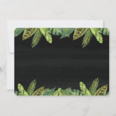 Jonge wilde en driedubbele verjaardagsuitnodiging  kaart (Achterkant)