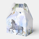 Jonge wilde en gratis galoping Appaloosa verjaarda Bedankdoosjes (Achterkant)