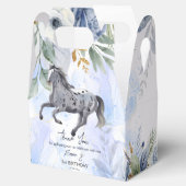 Jonge wilde en gratis galoping Appaloosa verjaarda Bedankdoosjes (Geopend)