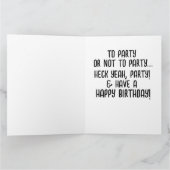 Jonge William Shakespere VERJAARDAG Kaart (Binnen)