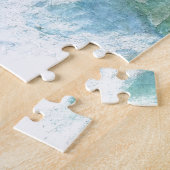 Jonge winterwoud Waterverf Kerstmis Legpuzzel (Zijkant)