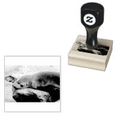 Jonge zee leeuw rubberstempel (Gestempeld)