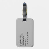 Jonge zeehond die op het strand slaapt - Australië Bagagelabel (Achterkant verticaal)