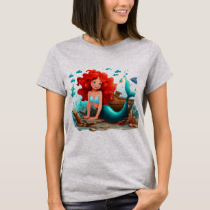 Jonge zeemeermin t-shirt