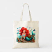 Jonge zeemeermin tote bag (Achterkant)