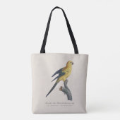 Jonge Zonnekonkoor (Aratinga solstitialis) Tote Bag (Achterkant)