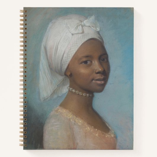 Jonge zwarte vrouw notitieboek (Voorkant)