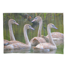 Jonge zwemmen kussensloop