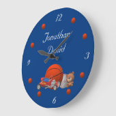 Jongeenspeelgoed met acryl wandkast grote klok (Hoek)