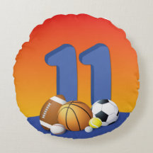 Jongen 11th Birthday Sports Balls