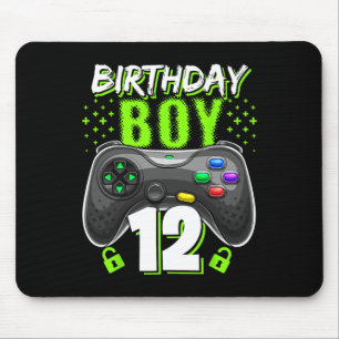 Jongen 12 Videospel Controller Gamer 12e Verjaarda Muismat