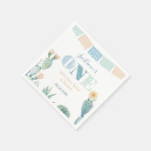 Jongen 1-jarige wedstrijd Laten we Taco een Fiesta Servet (Hoek)