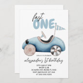 Jongen 1e vasten op een verjaardag kaart (Voorkant / Achterkant)