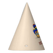 Jongen 1ste verjaardag, 1 op de zoete blauwe Cake Feesthoedjes (Links)