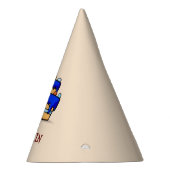 Jongen 1ste verjaardag, 1 op de zoete blauwe Cake Feesthoedjes (Rechts)