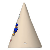 Jongen 2e verjaardag, 2 op de zoete blauwe Cake Feesthoedjes (Rechts)