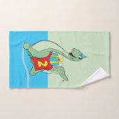 Jongen, 2e verjaardag dinosaurus bad handdoek (Handdoek)